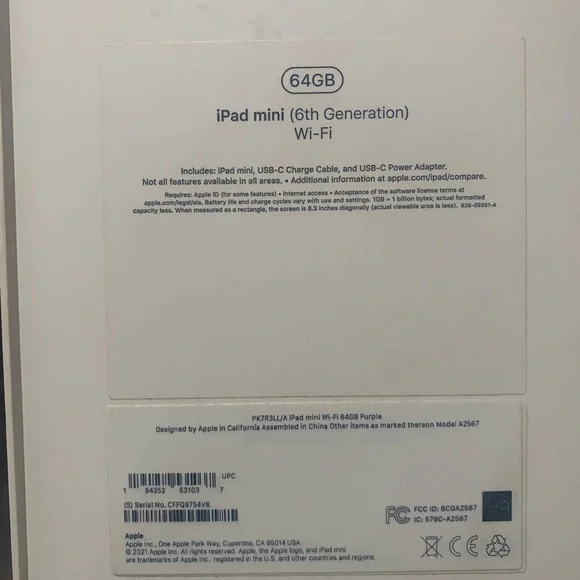 iPad mini 6th generation WI-FI 64GB - Picture 5 of 5